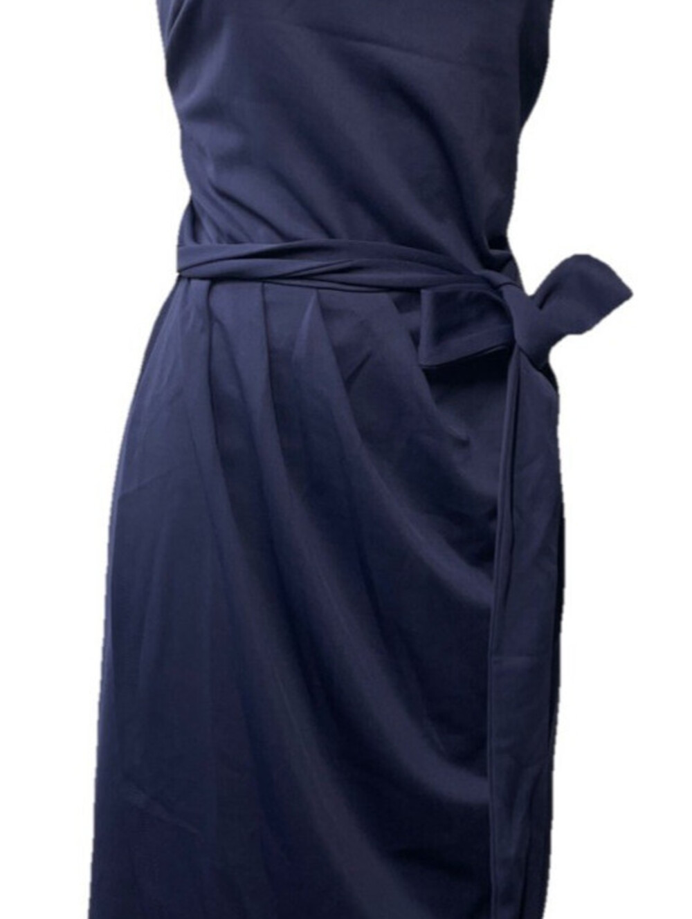 Hanna Nikole Women Wrap Front Party Dress Halterneck Ruched Bodycon Dress 16W